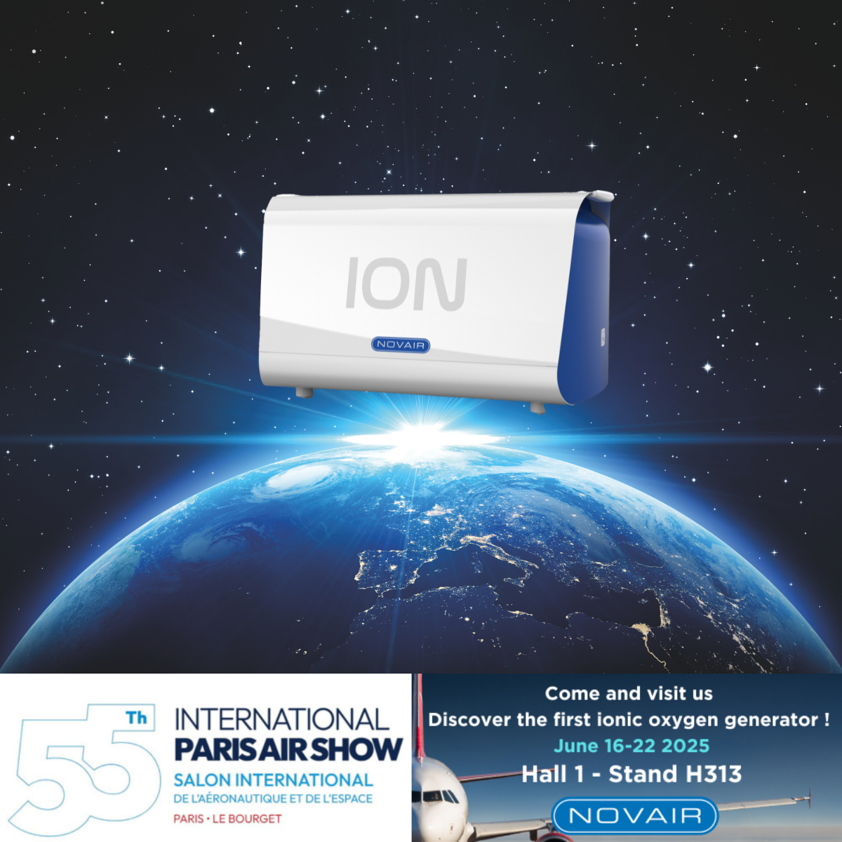 Première participation de NOVAIR au Salon International de l’Aéronautique et de l’Espace 2025